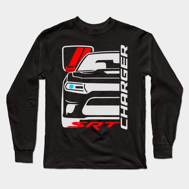 Charger SRT Long Sleeve T-Shirt by BlueRoller